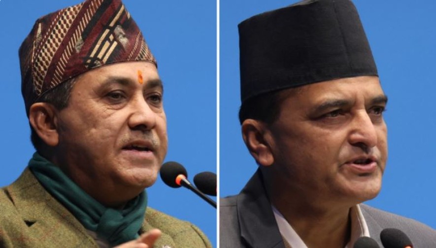 विश्वासको मतलाई लिएर नेपाली कांग्रेस र नेकपा एमालेका सांसदहरुबीच जुहारी